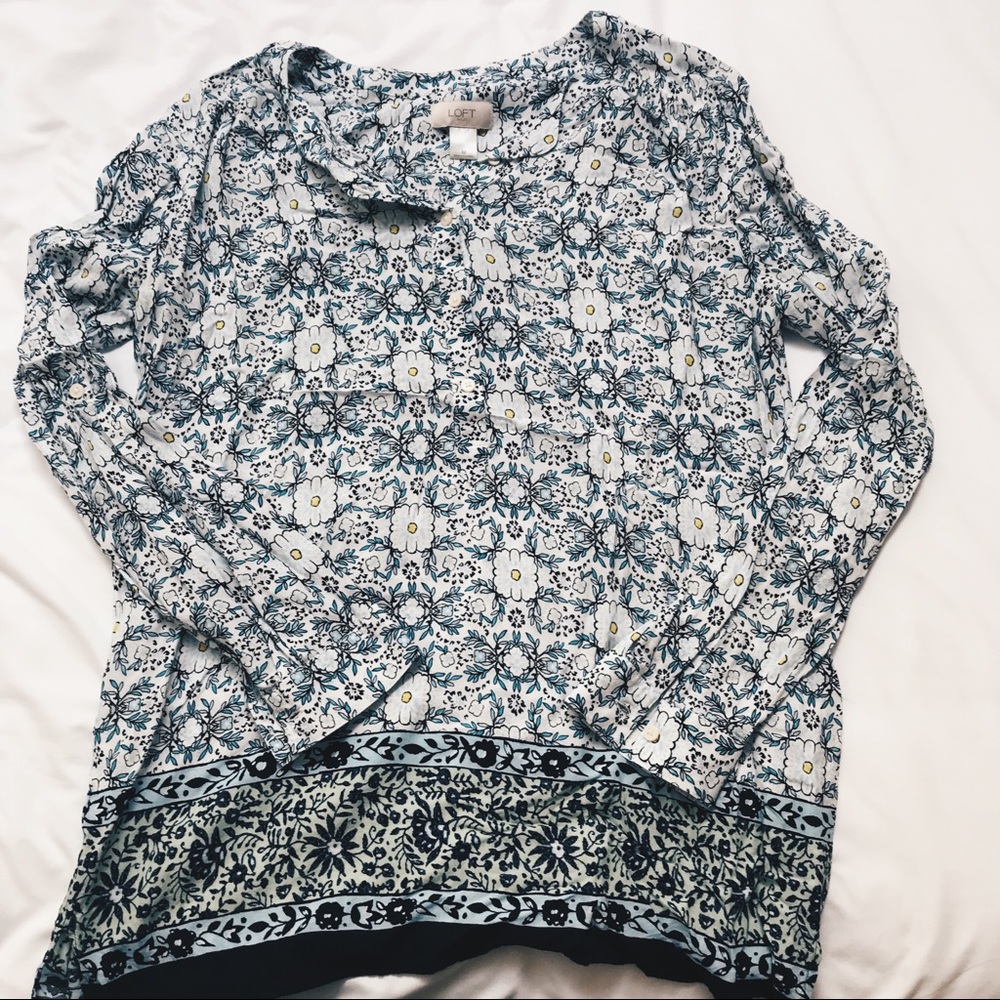 🗣 LAST CALL floral tunic